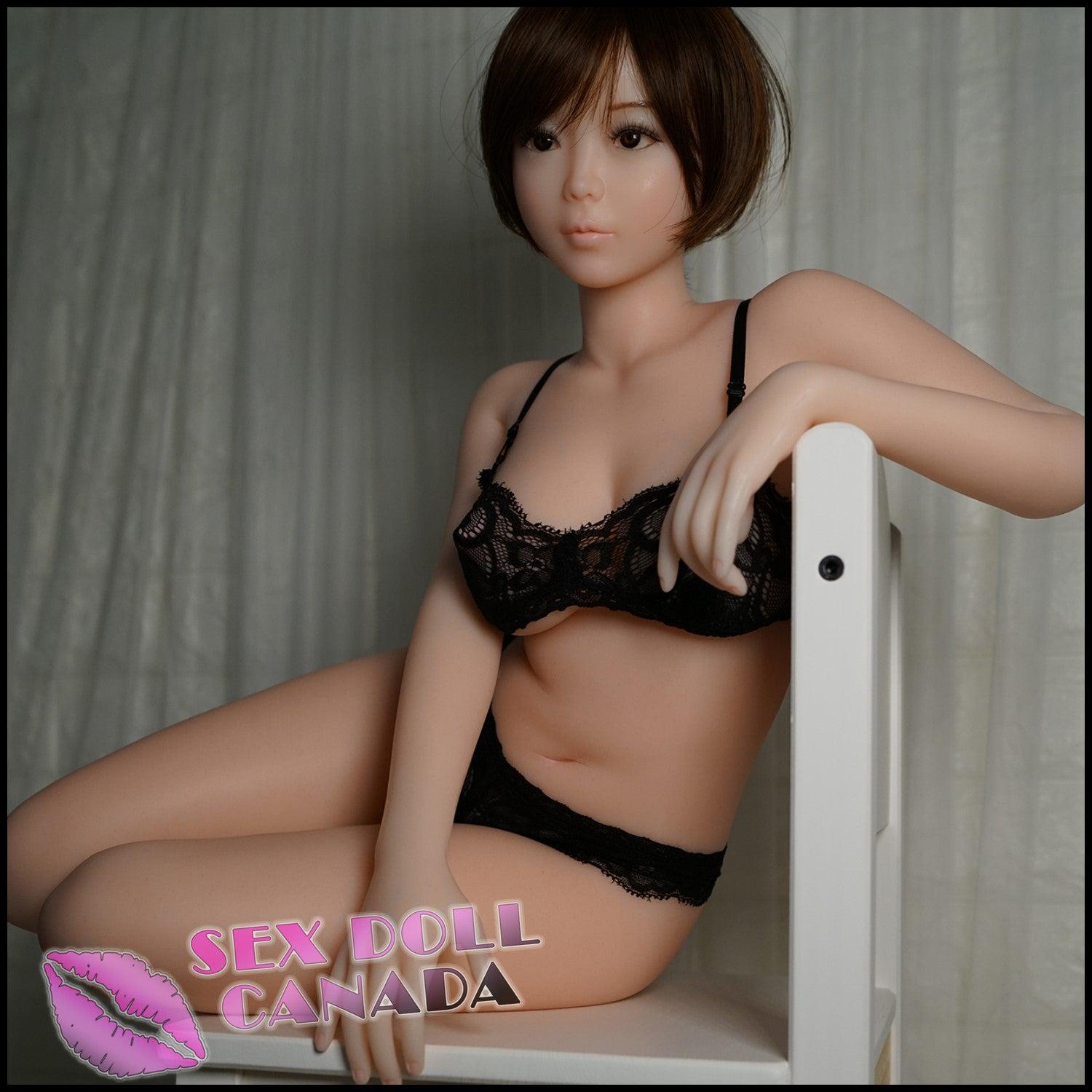 Piper Realistic Sex Doll Skinny Slim Mini Black Hair