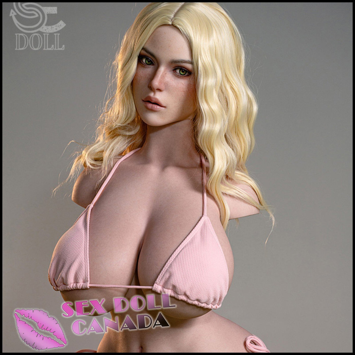 103 (3'5") J-Cup Sophia Lane.A Blonde Torso (Head #142SO) Full Silicone - SE Doll