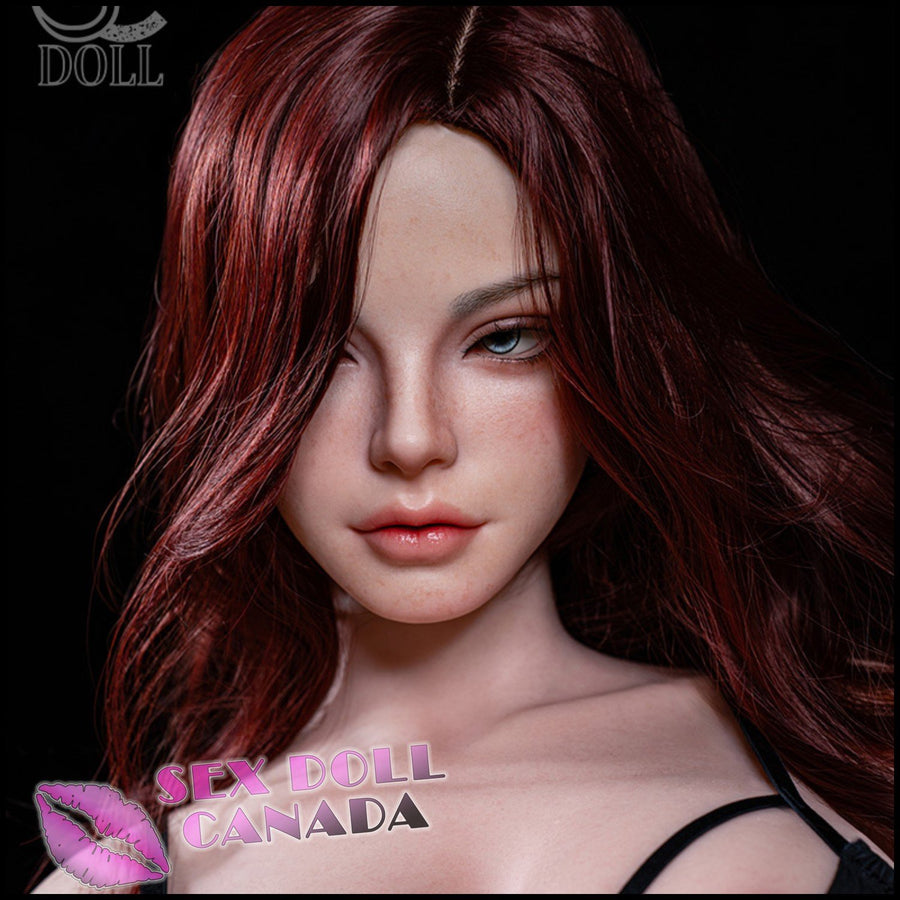 107 (3'6") H-Cup Scarlett Reed.A Brunette Torso (Head #145SO) Full Silicone - SE Doll