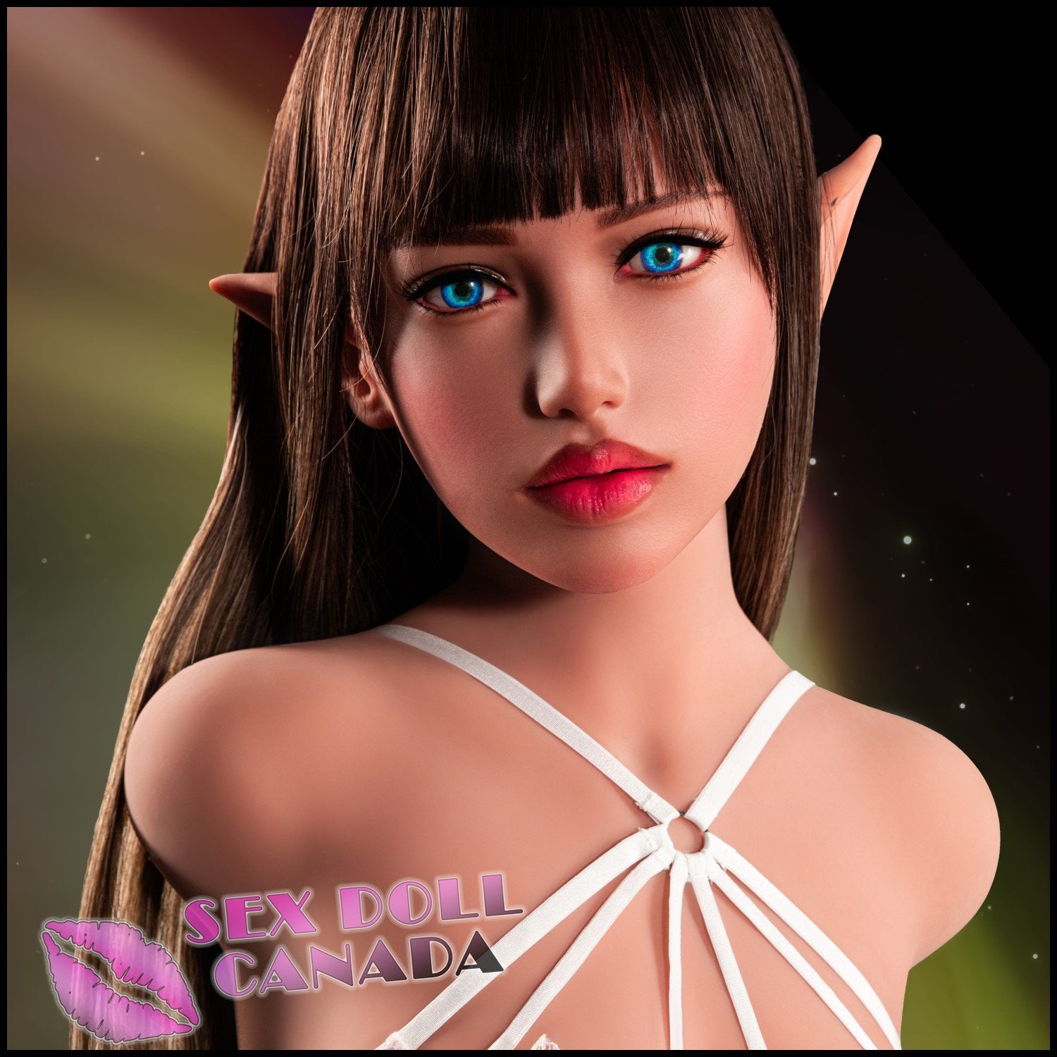 Climax Realistic Sex Doll Big Tits Breasts Elf Fantasy Cosplay Brunette Hair