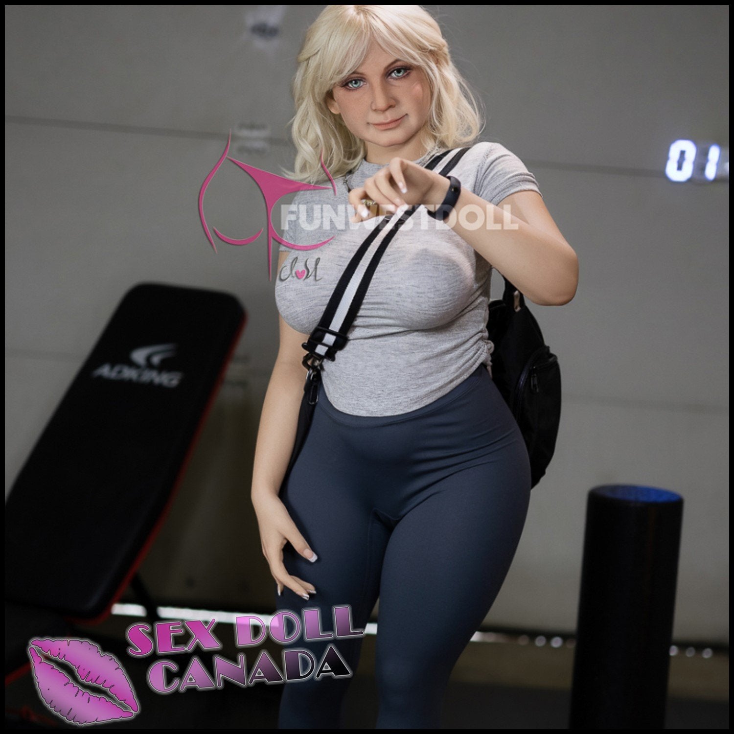 FunWestDoll Realistic Sex Doll Short Petite MILF Mature Old Huge Tits Boobs