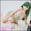 IROKEBIJIN Realistic Sex Doll Small Waist Green Hair Asian Japanese Chinese
