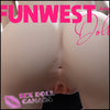 FunWestDoll Realistic Sex Doll Big Tits Breasts Brunette Hair Small Waist
