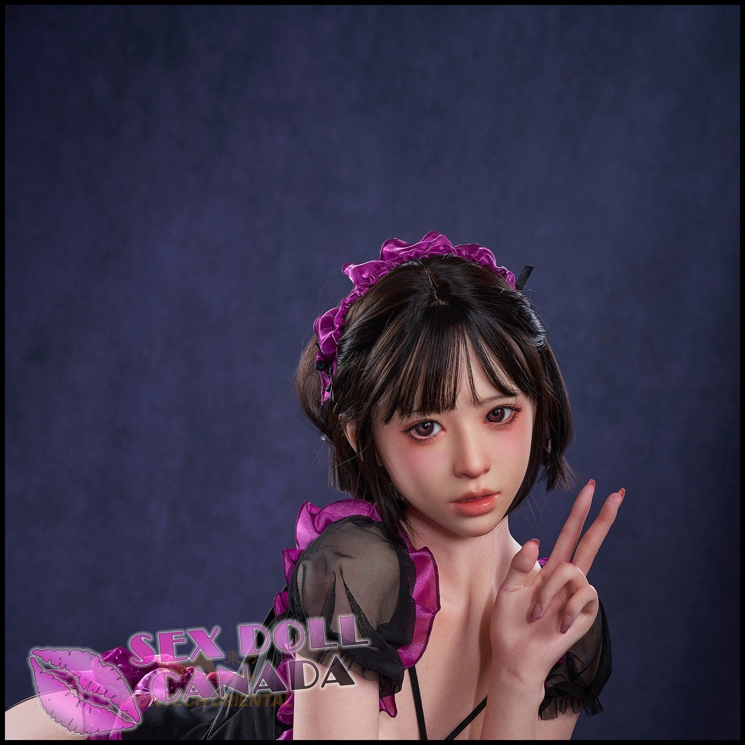 IRONTECH Realistic Sex Doll Big Ass Butt Short Petite Black Hair