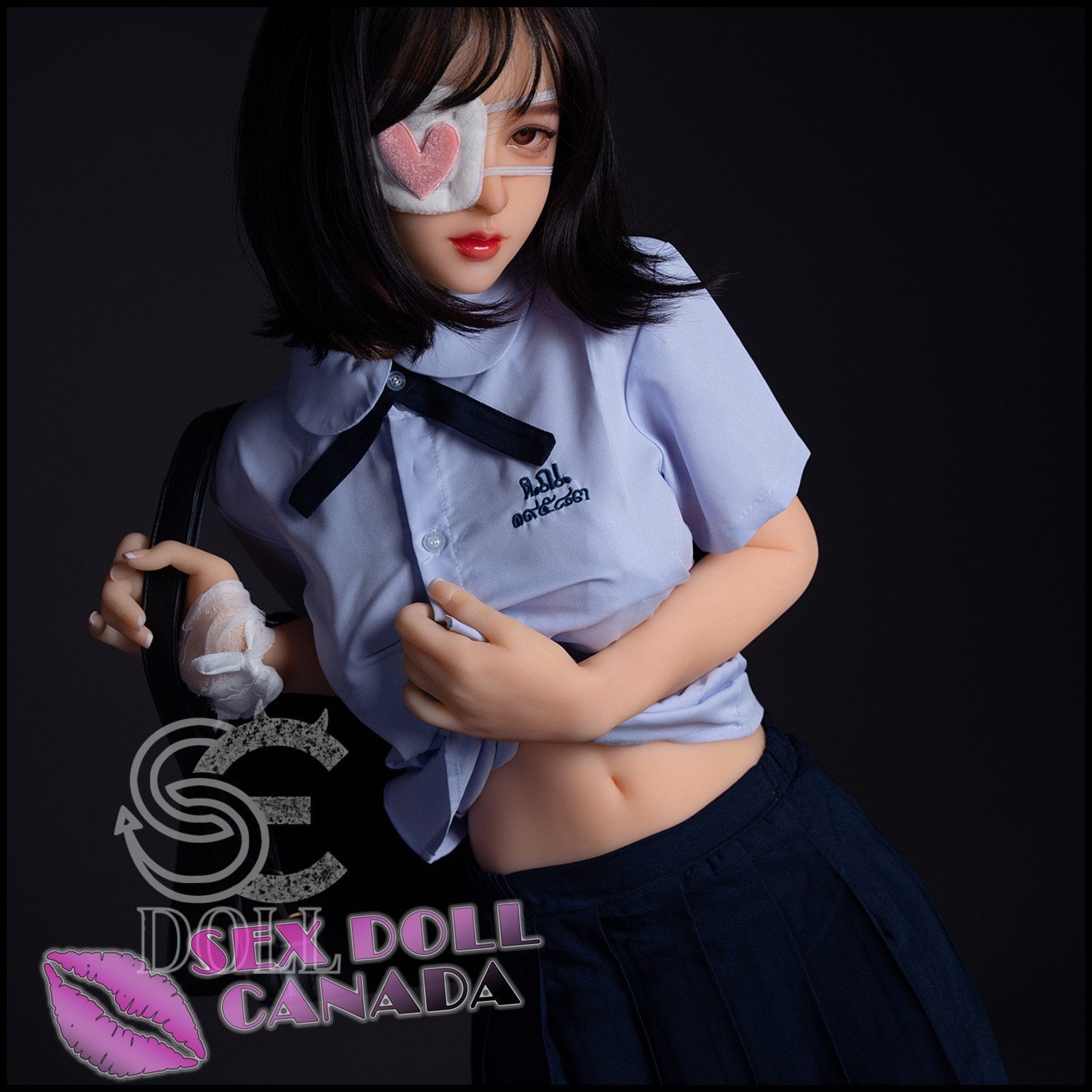SE DOLL Realistic Sex Doll Short Petite Black Hair Small Waist