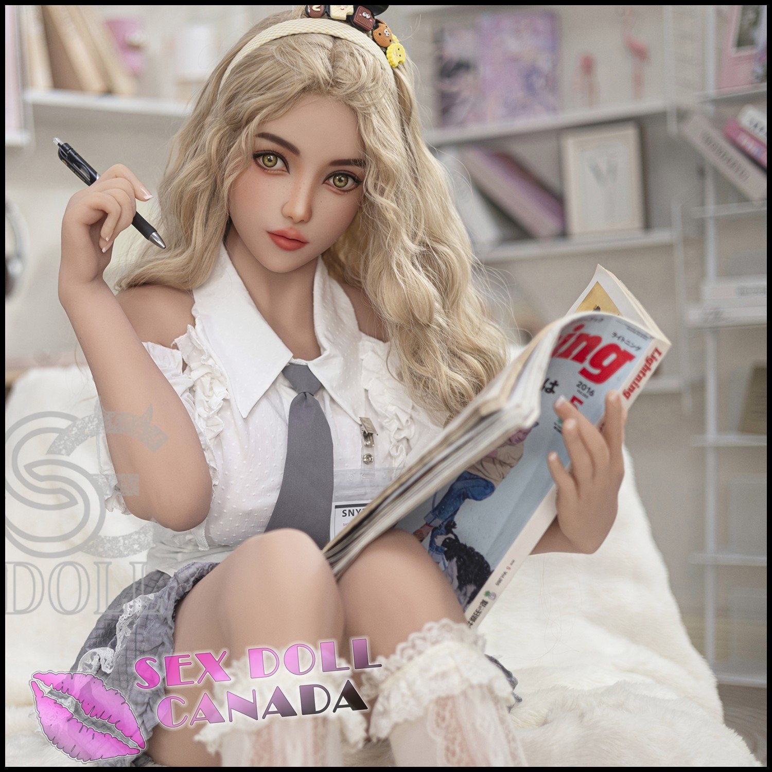 SE DOLL Realistic Sex Doll Big Tits Breasts Small Waist Blonde Hair