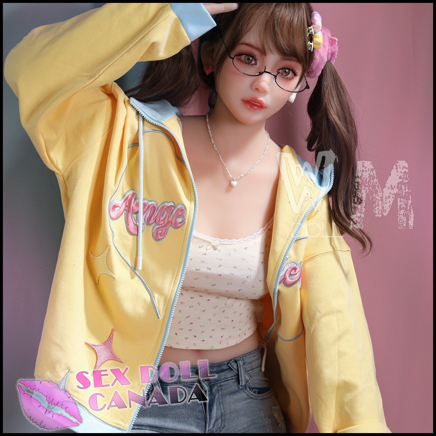 WM Doll Realistic Sex Doll Brunette Hair Asian Japanese Chinese Big Tits Breasts