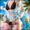 Climax Realistic Sex Doll Blonde Hair Small Waist Big Tits Breasts