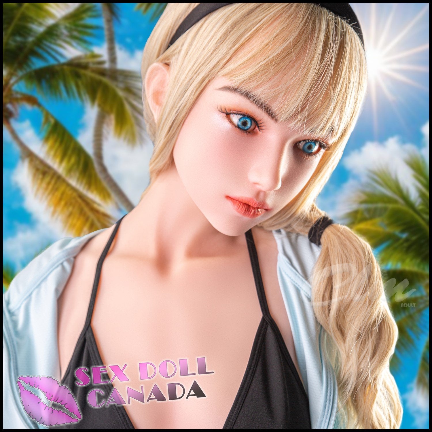 Climax Realistic Sex Doll Small Waist Blonde Hair Big Tits Breasts