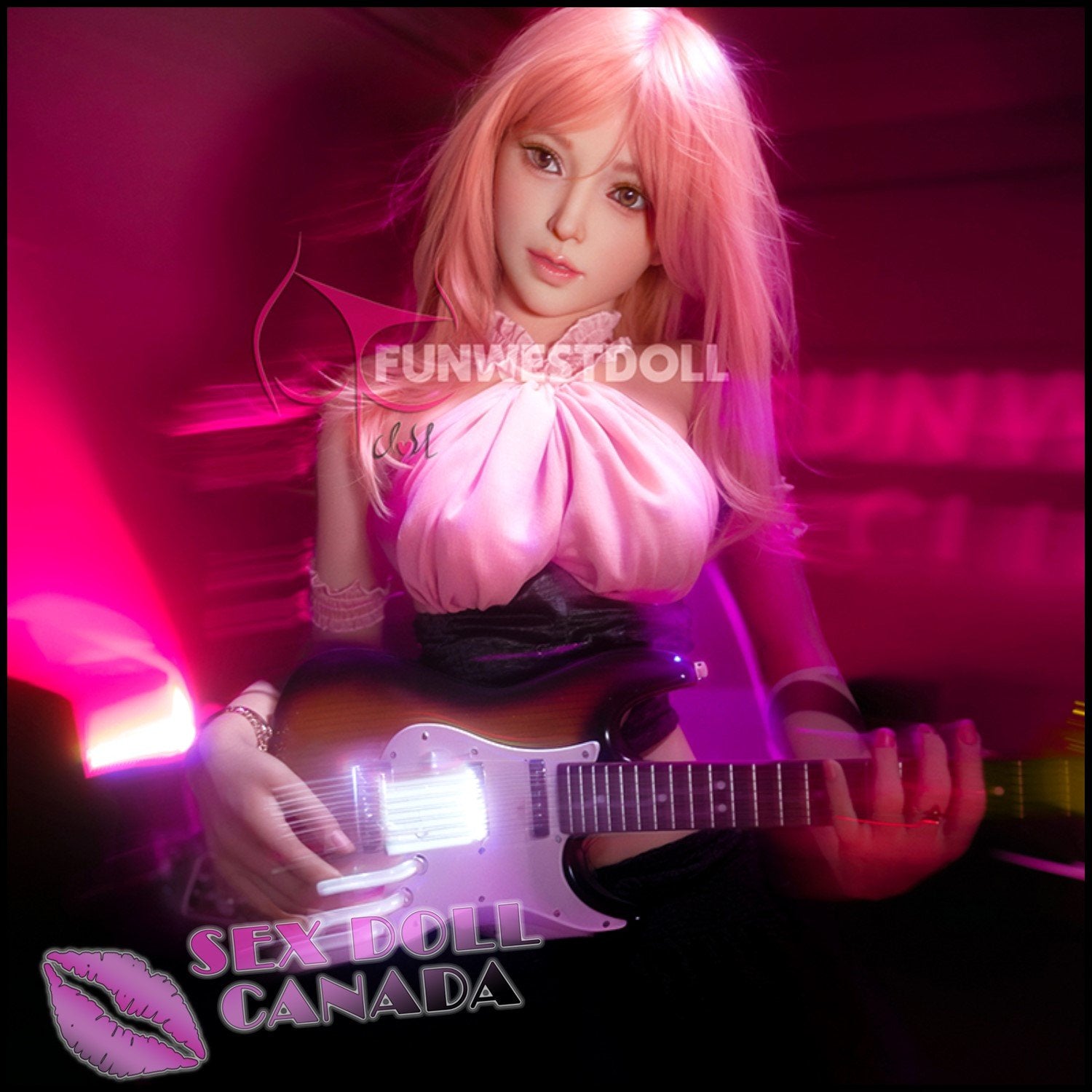 FunWestDoll Realistic Sex Doll Curvy Full Body Red Head Big Tits Breasts