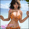 FunWestDoll Realistic Sex Doll Curvy Full Body Small Waist Brunette Hair