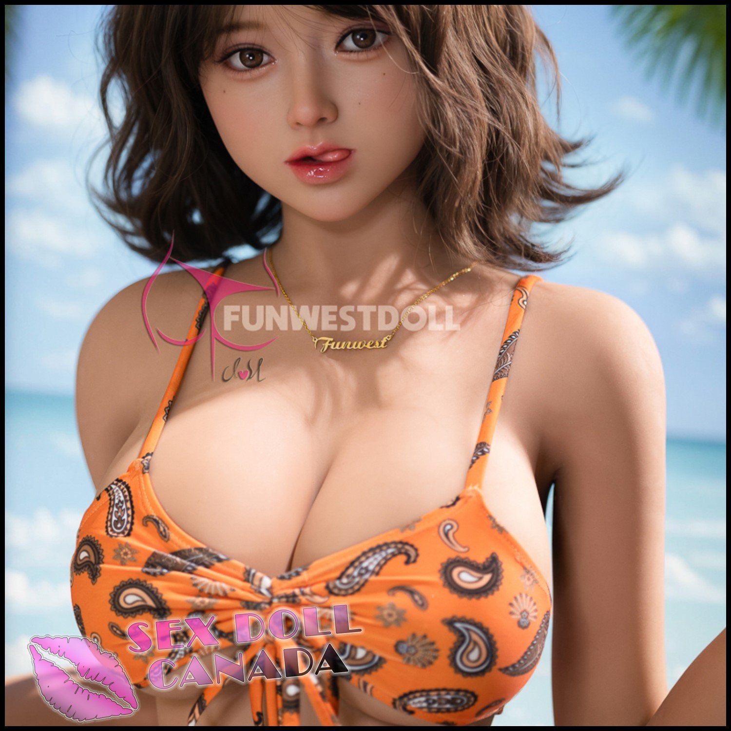 FunWestDoll Realistic Sex Doll Small Waist Huge Tits Boobs Big Ass Butt