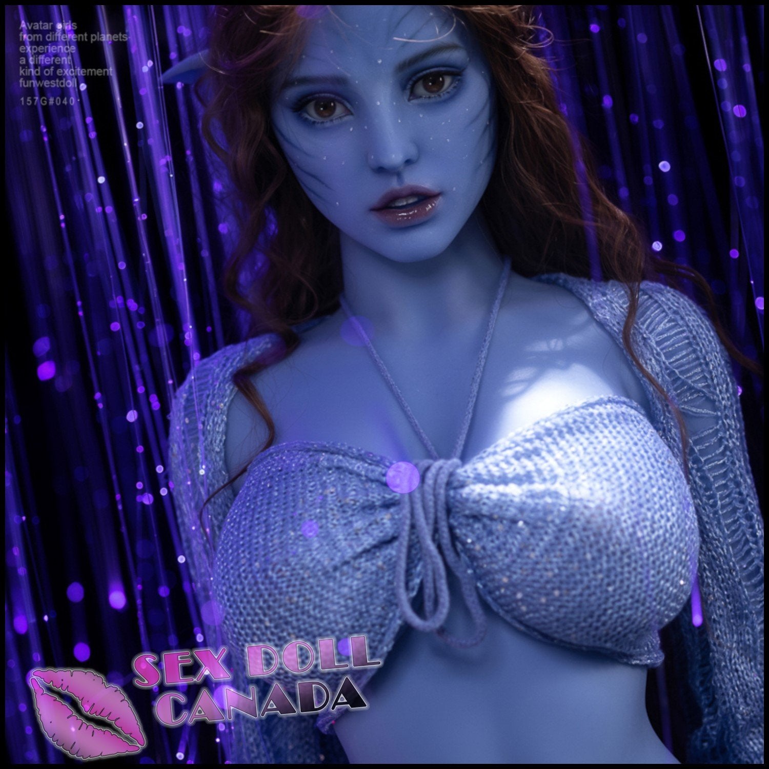 FunWestDoll Realistic Sex Doll Huge Tits Boobs Curvy Full Body Elf Fantasy Cosplay