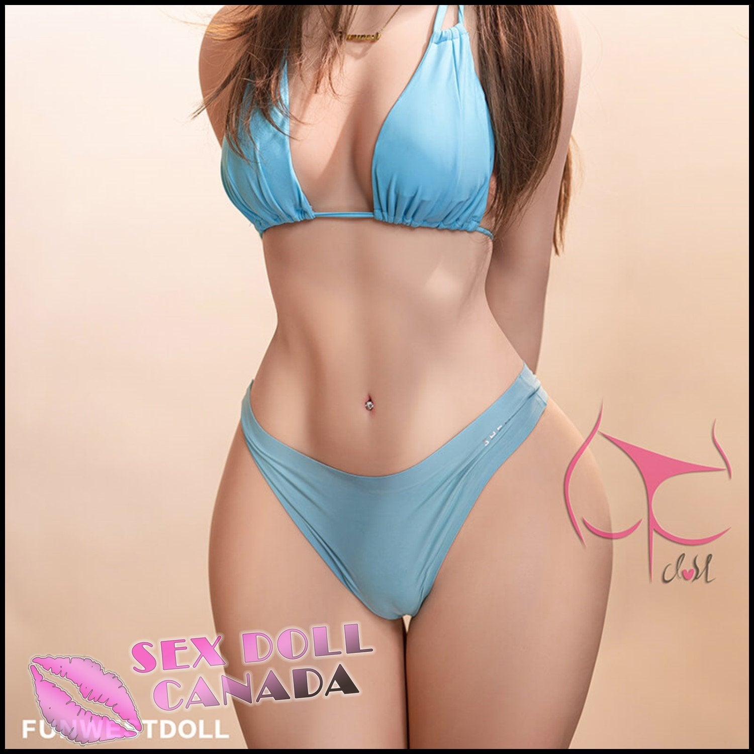 FunWestDoll Realistic Sex Doll Big Tits Breasts Western American Big Ass Butt