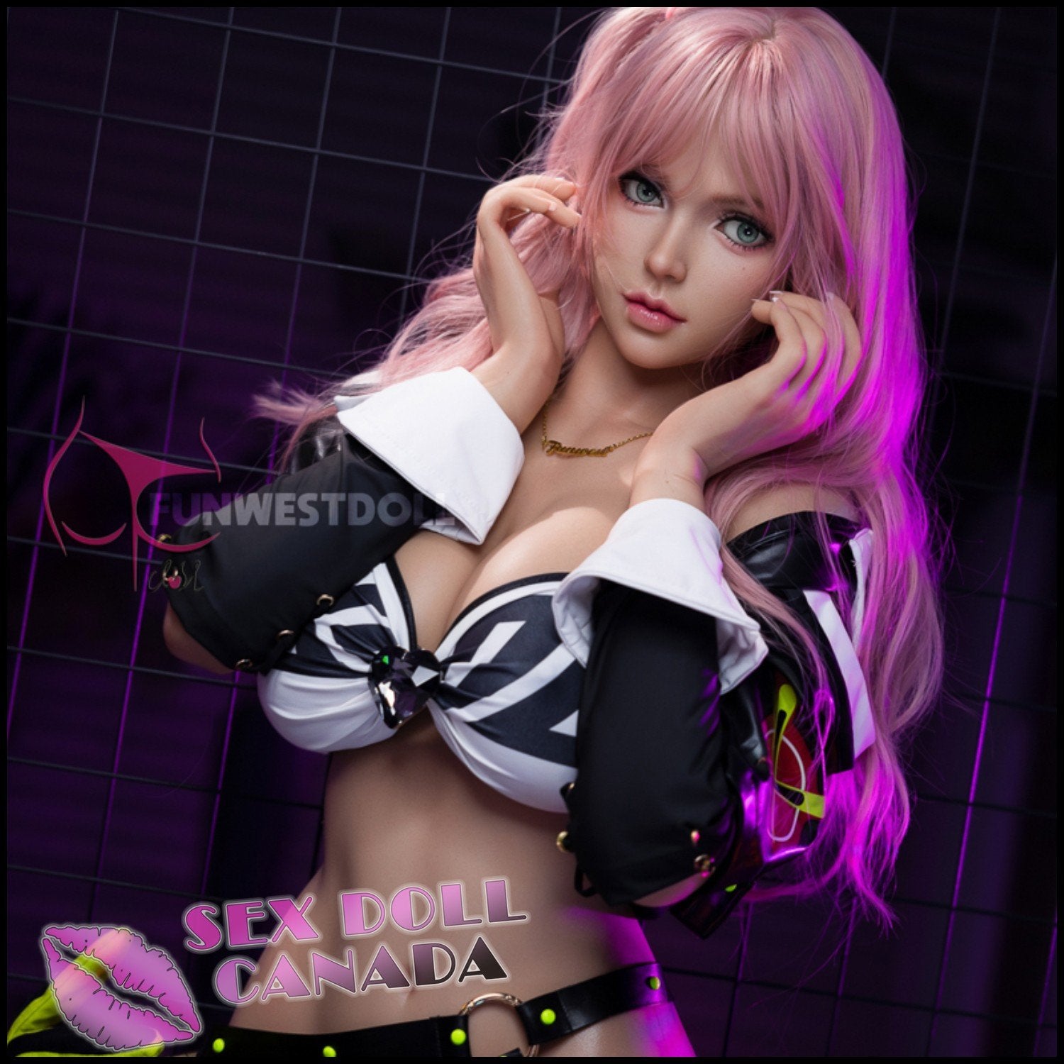 FunWestDoll Realistic Sex Doll Small Waist Curvy Full Body Huge Tits Boobs