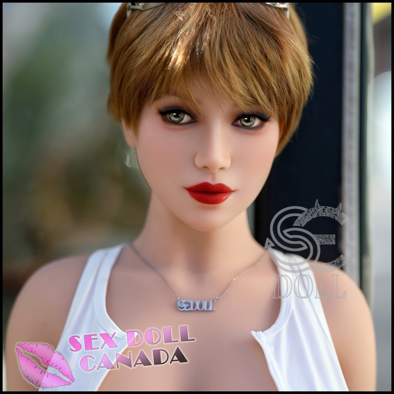 SE DOLL Realistic Sex Doll Brunette Hair Curvy Full Body Big Ass Butt