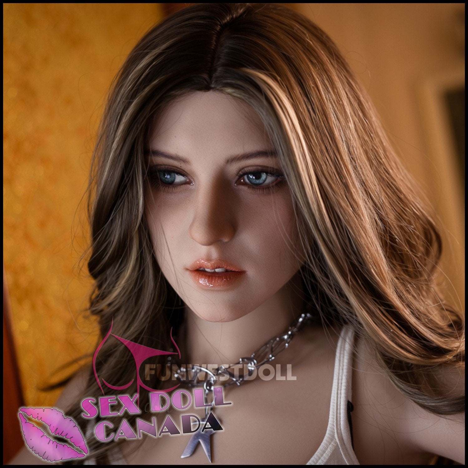 FunWestDoll Realistic Sex Doll Small Tits Boobs Big Ass Butt Western American