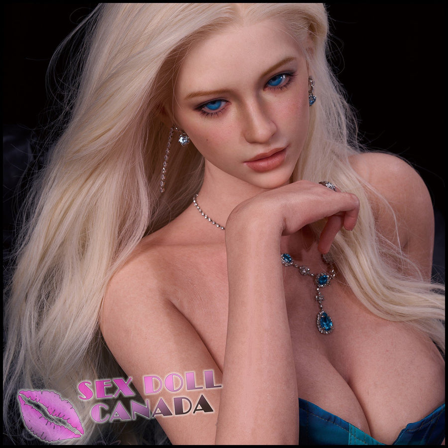 159 (5'3") H-Cup Lena Natural (Head #R8 ROS MAX) Full Silicone - Real Lady