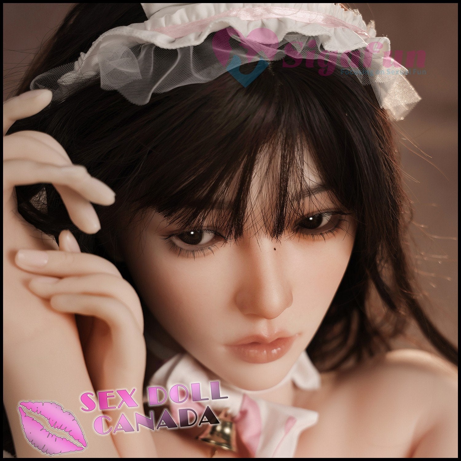 Sigafun Realistic Sex Doll Black Hair Big Ass Butt Asian Japanese Chinese