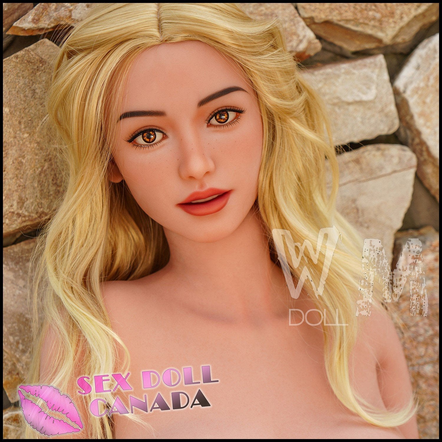 WM Doll Realistic Sex Doll Western American Big Tits Breasts Blonde Hair