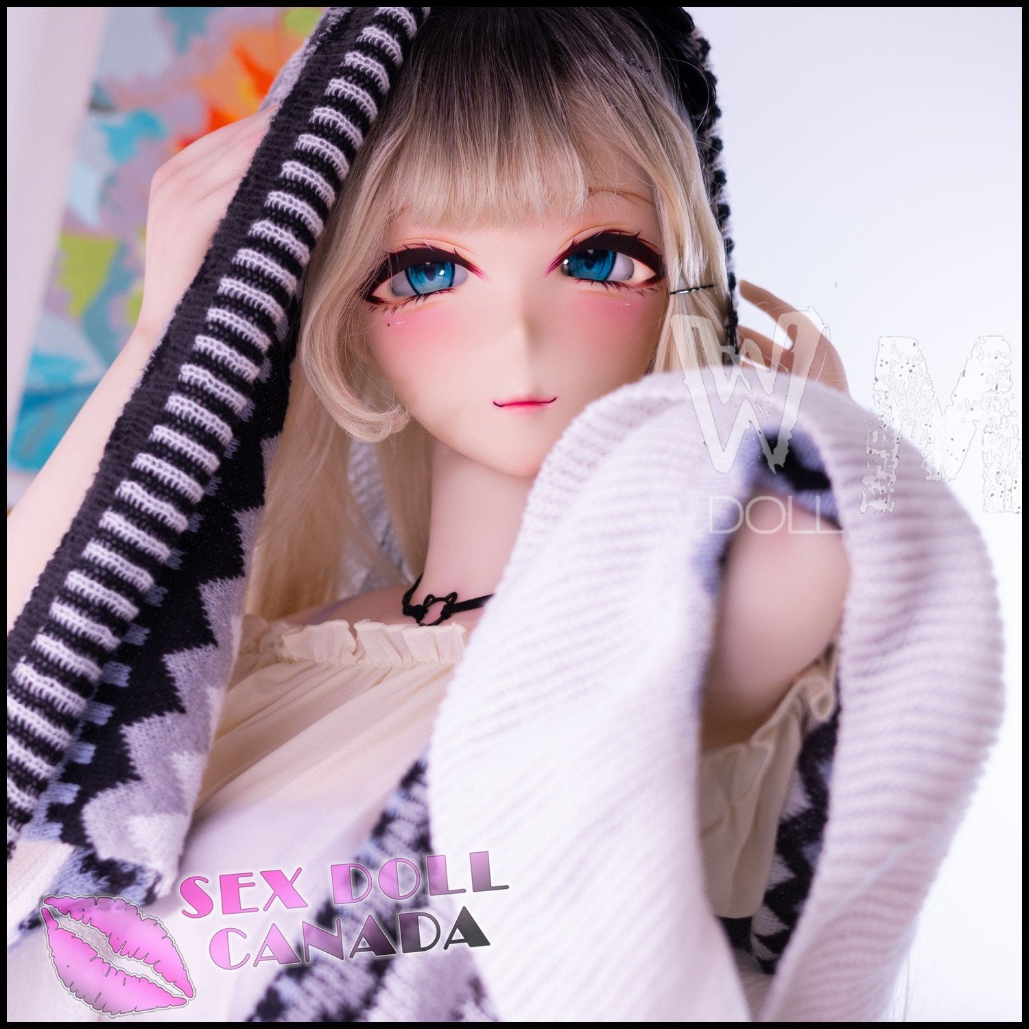 WM Doll Realistic Sex Doll Huge Tits Boobs Cartoon Hentai Anime Blonde Hair