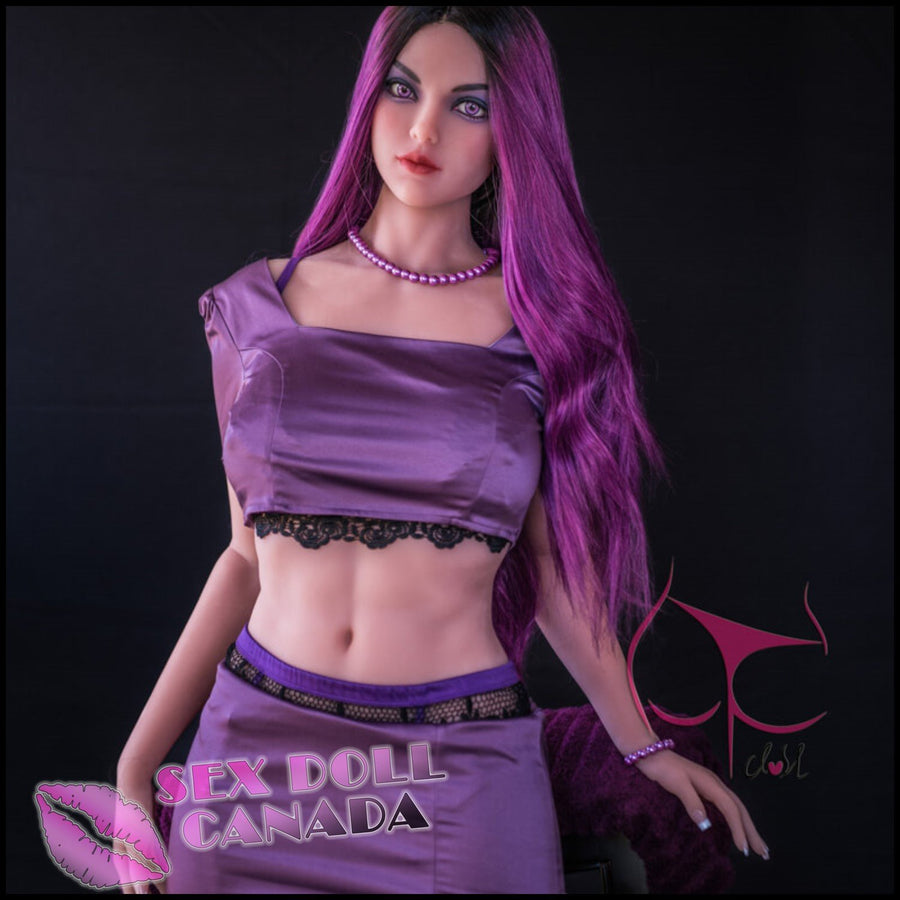 FunWestDoll Realistic Sex Doll Western American Pink Purple Hair Curvy Full Body