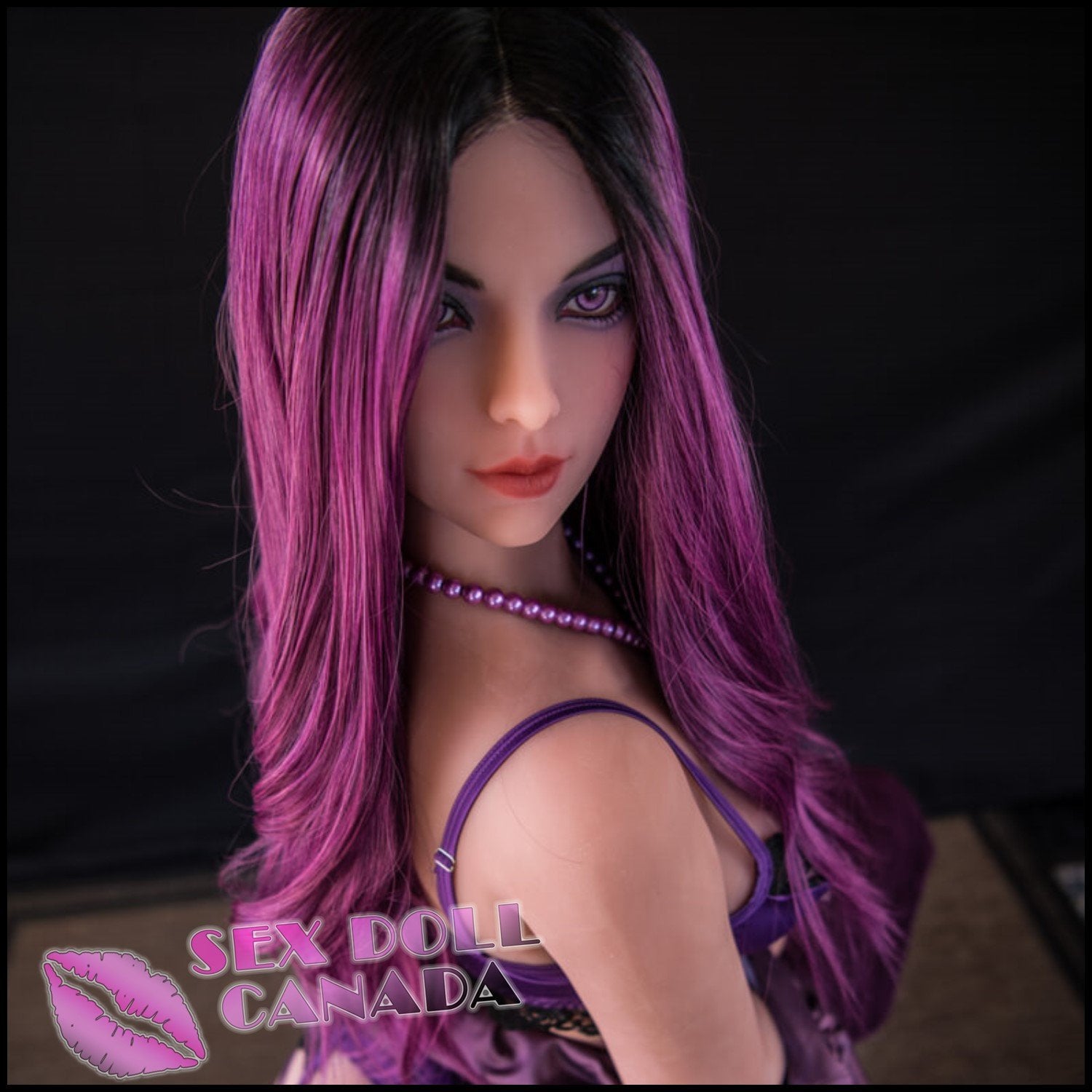 FunWestDoll Realistic Sex Doll Western American Pink Purple Hair Curvy Full Body