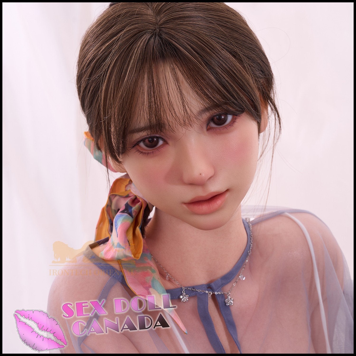 IRONTECH Realistic Sex Doll Curvy Full Body Black Hair (Sticker) New