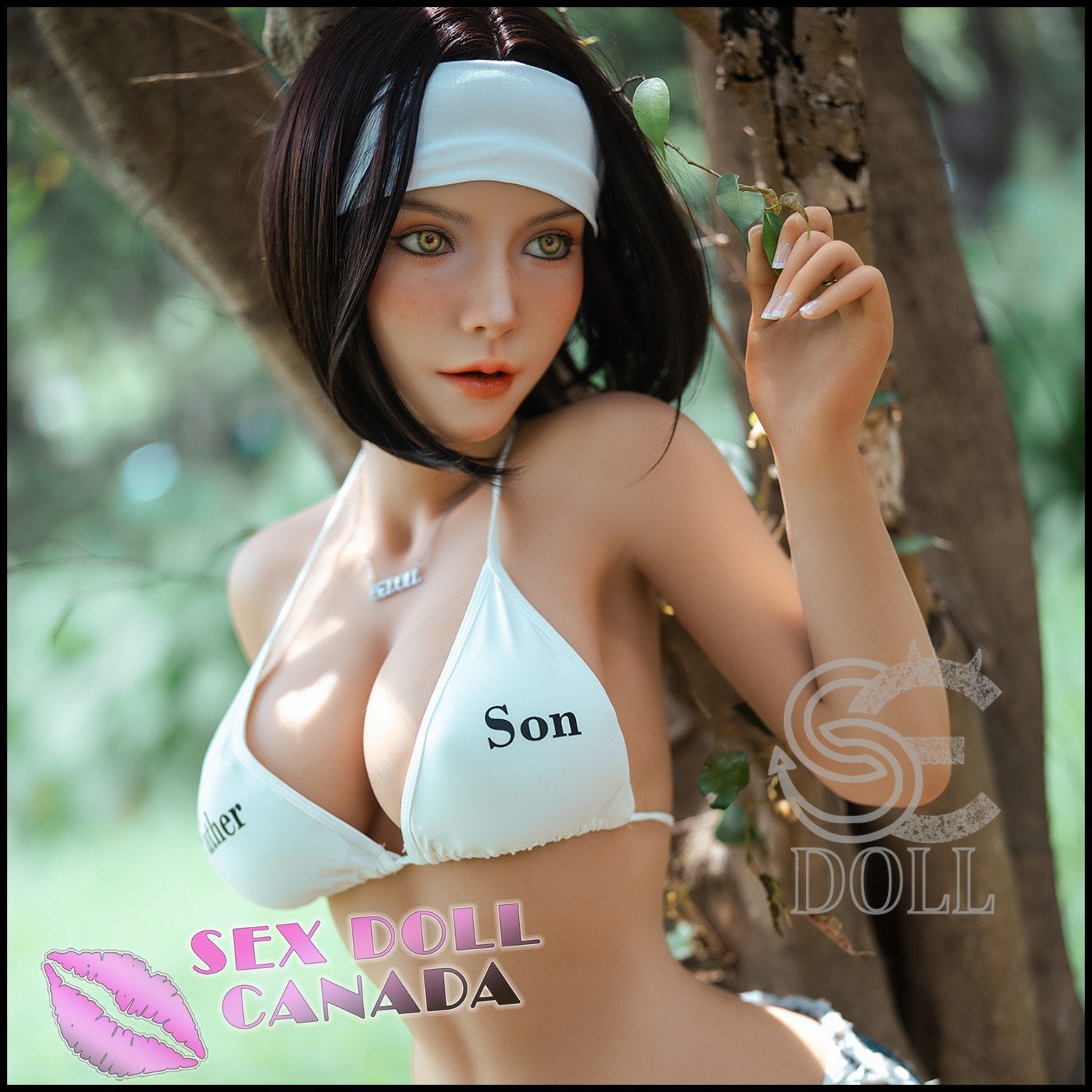 SE DOLL Realistic Sex Doll Black Hair Russian German Small Waist