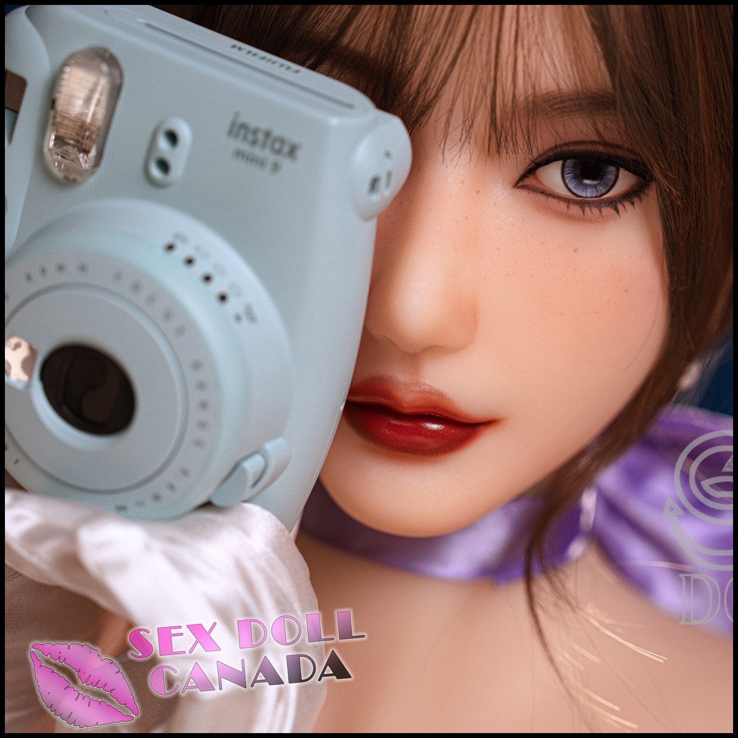 SE DOLL Realistic Sex Doll Curvy Full Body Brunette Hair Big Tits Breasts