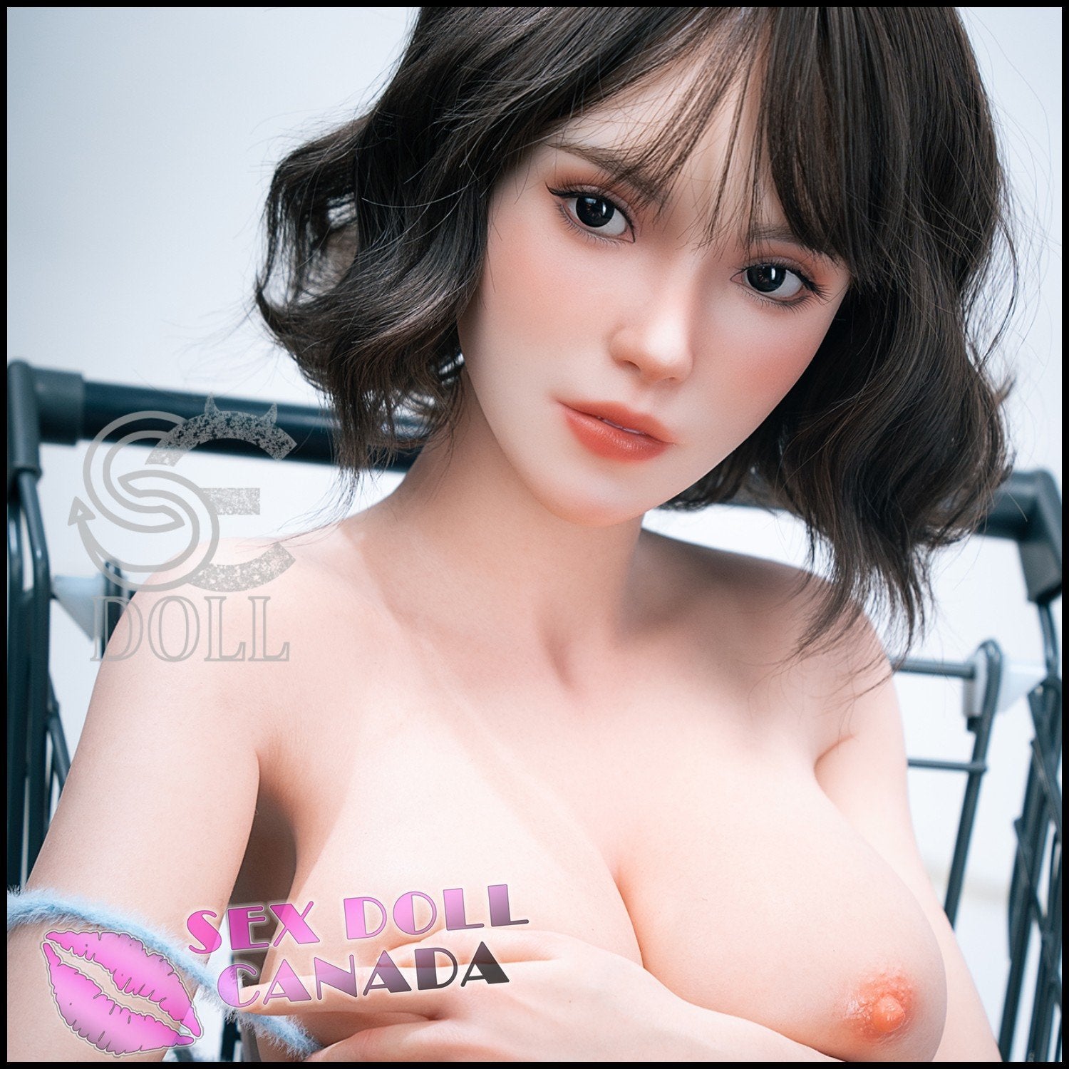 SE DOLL Realistic Sex Doll Russian German Black Hair Big Ass Butt