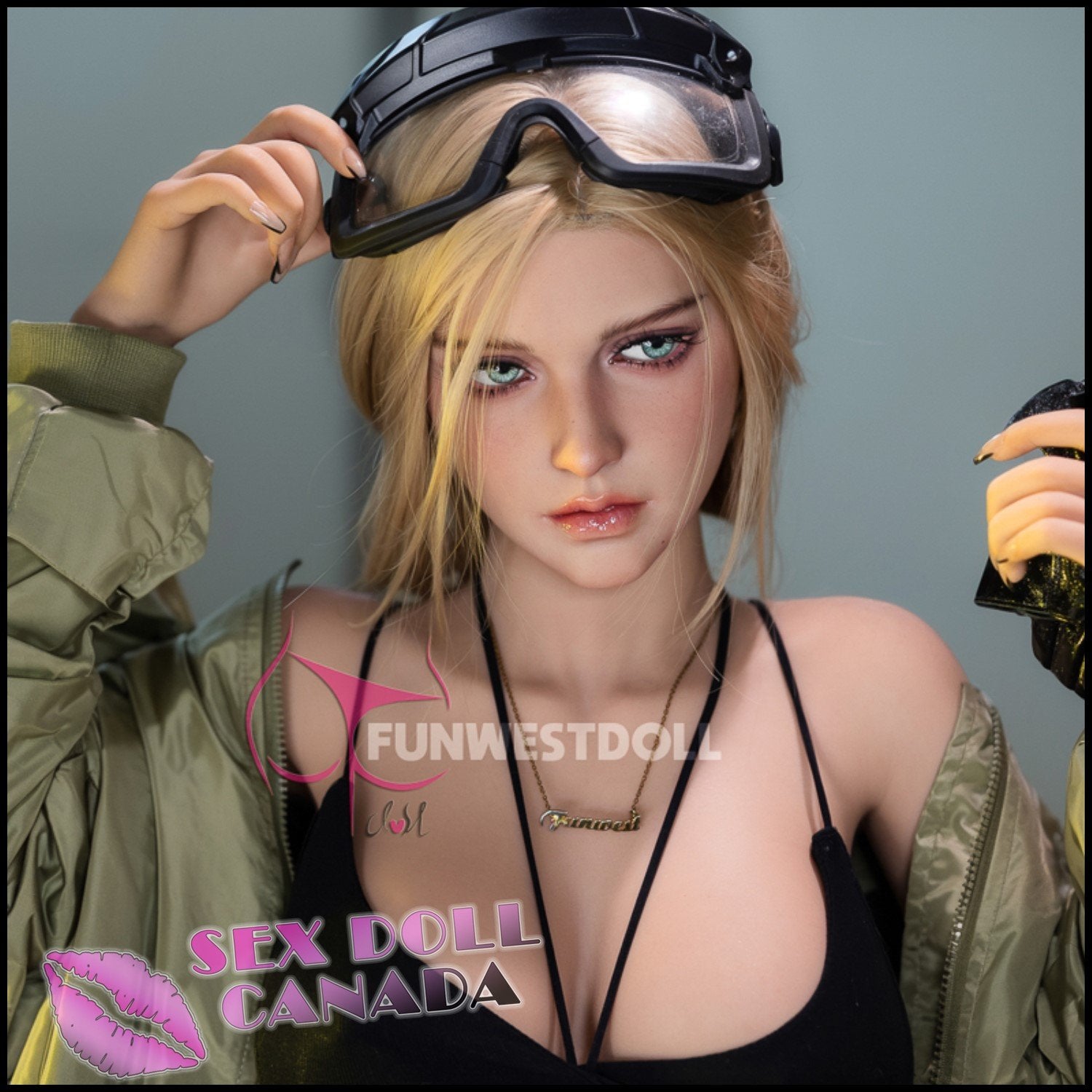 FunWestDoll Realistic Sex Doll Western American Small Waist Big Tits Breasts