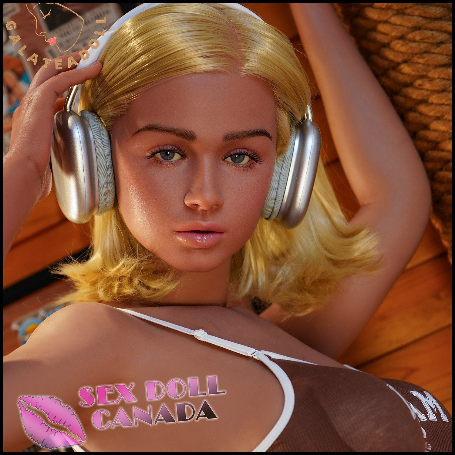 Galatea Doll Realistic Sex Doll Western American Blonde Hair Huge Tits Boobs
