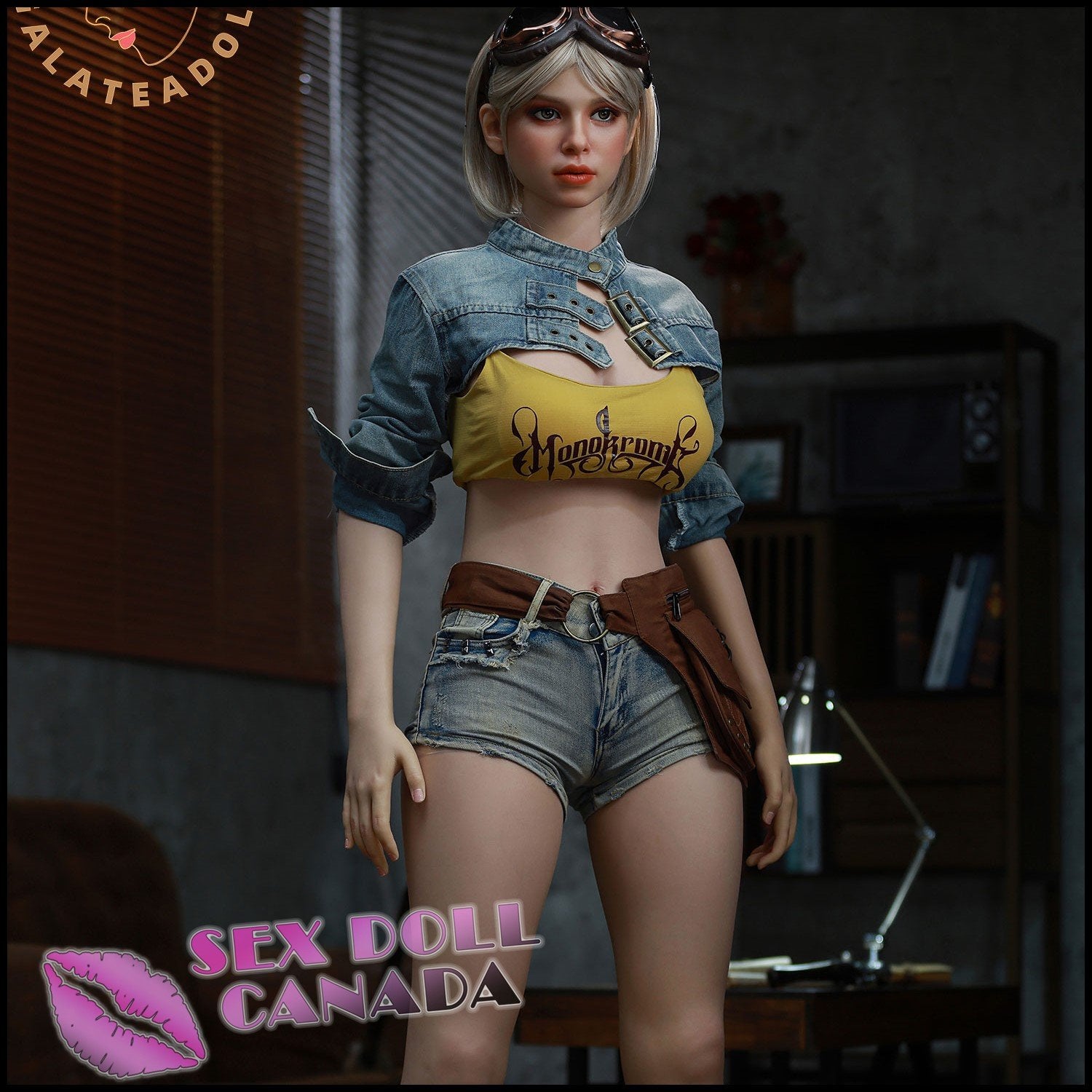 Galatea Doll Realistic Sex Doll Blonde Hair Curvy Full Body Western American