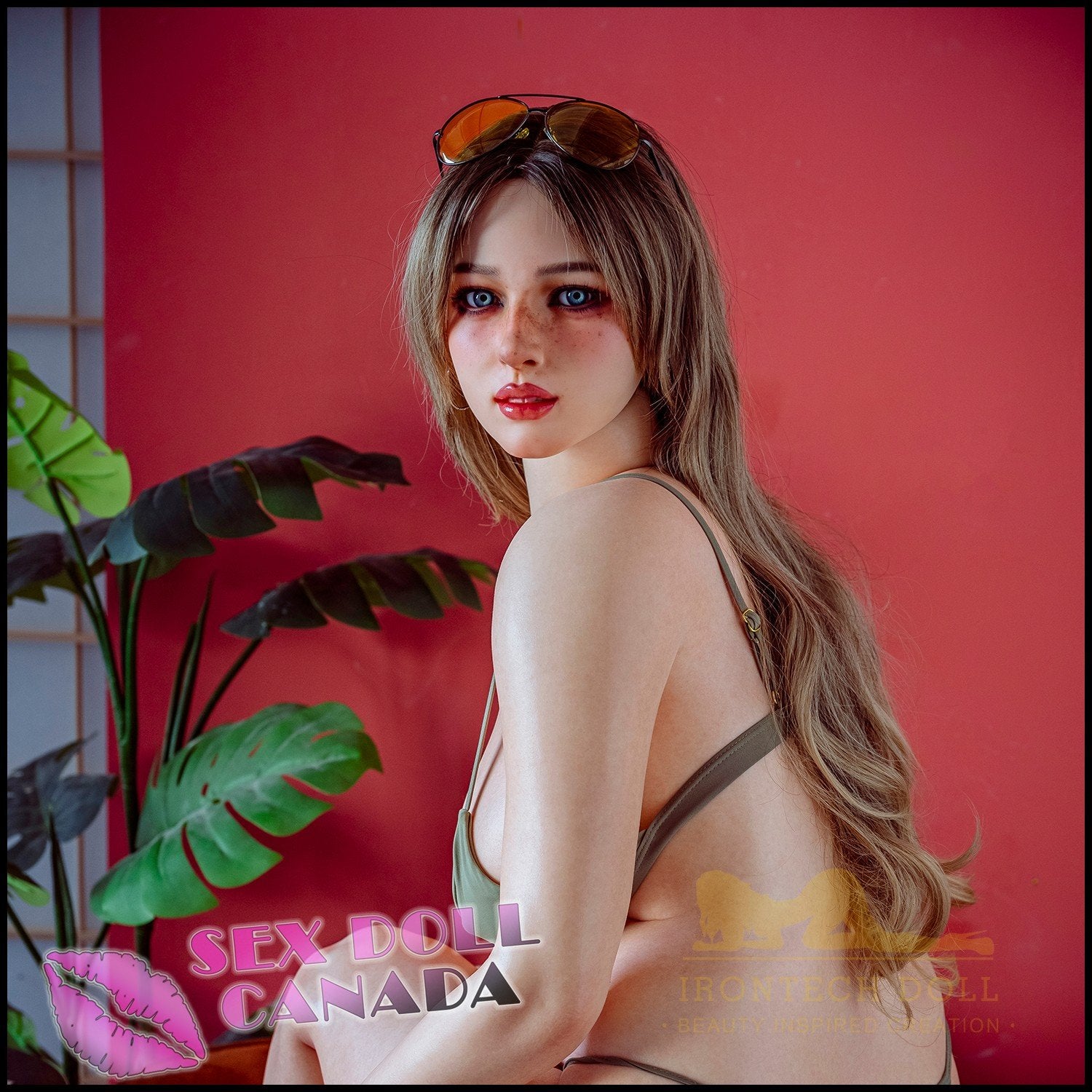 IRONTECH Realistic Sex Doll Blonde Hair MILF Mature Old BBW Chubby Fat