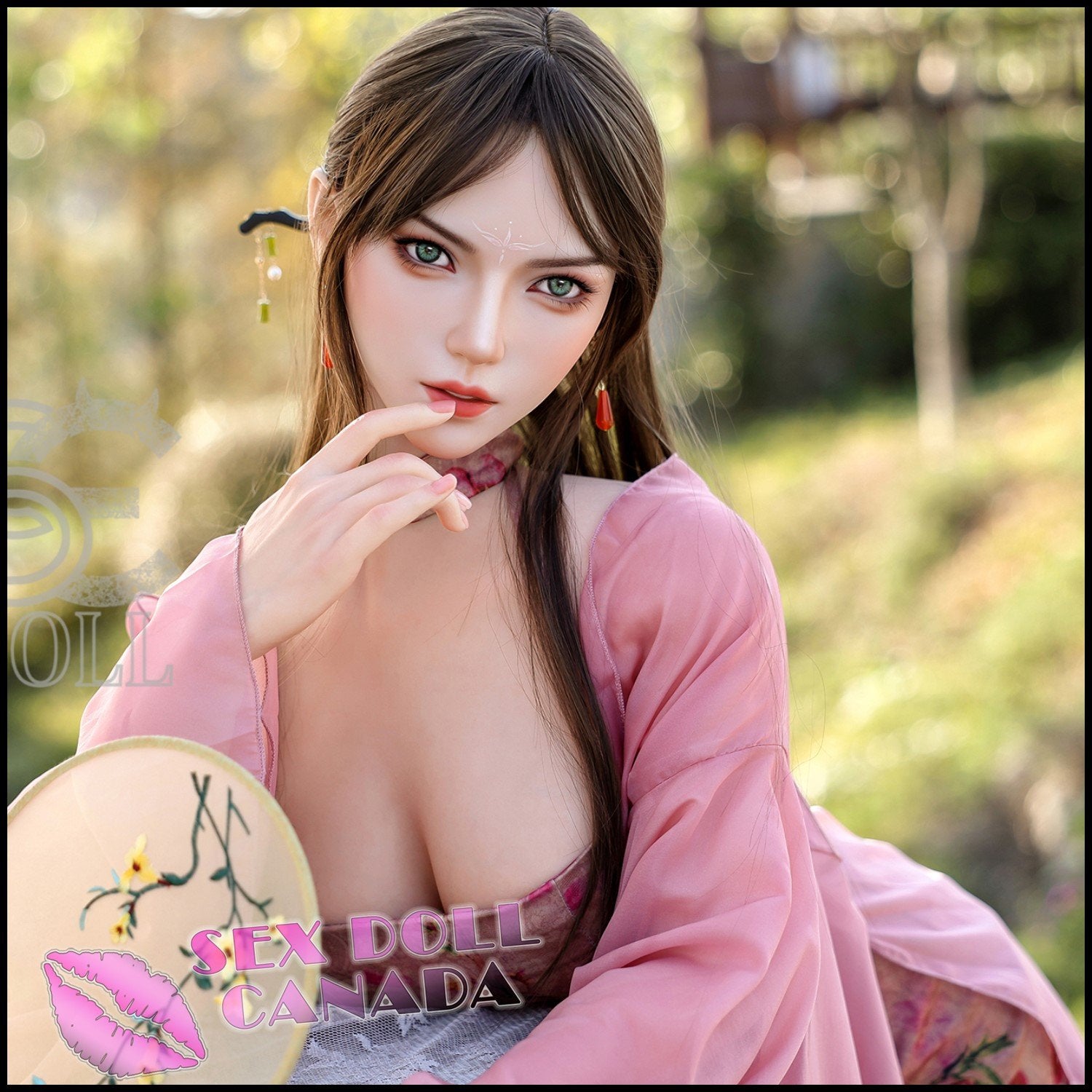 SE DOLL Realistic Sex Doll Brunette Hair Brunette Hair Big Tits Breasts
