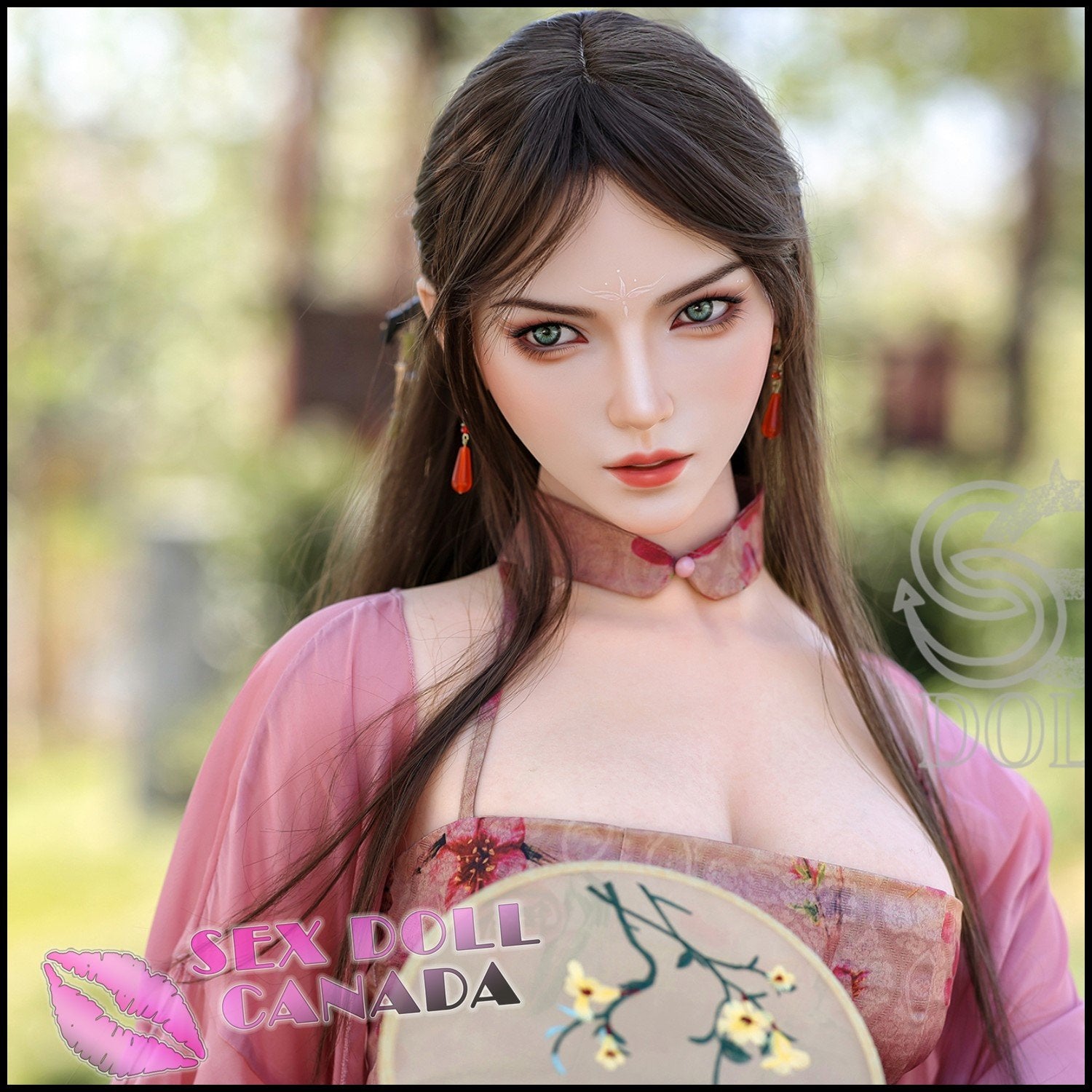 SE DOLL Realistic Sex Doll Big Tits Breasts Brunette Hair Big Tits Breasts