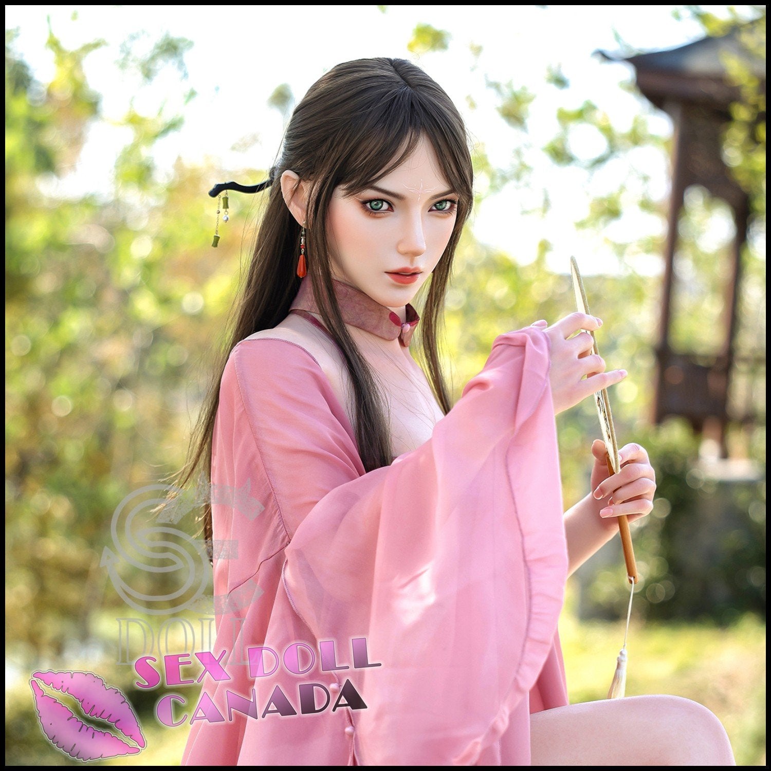 SE DOLL Realistic Sex Doll Black Hair Elf Fantasy Cosplay Asian Japanese Chinese