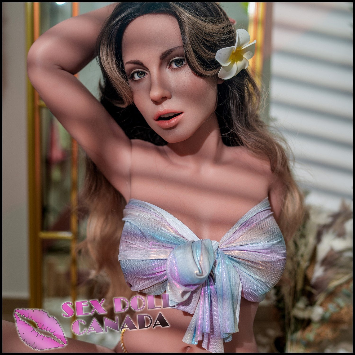 Zelex SLE Realistic Sex Doll Blonde Hair Western American Small Waist