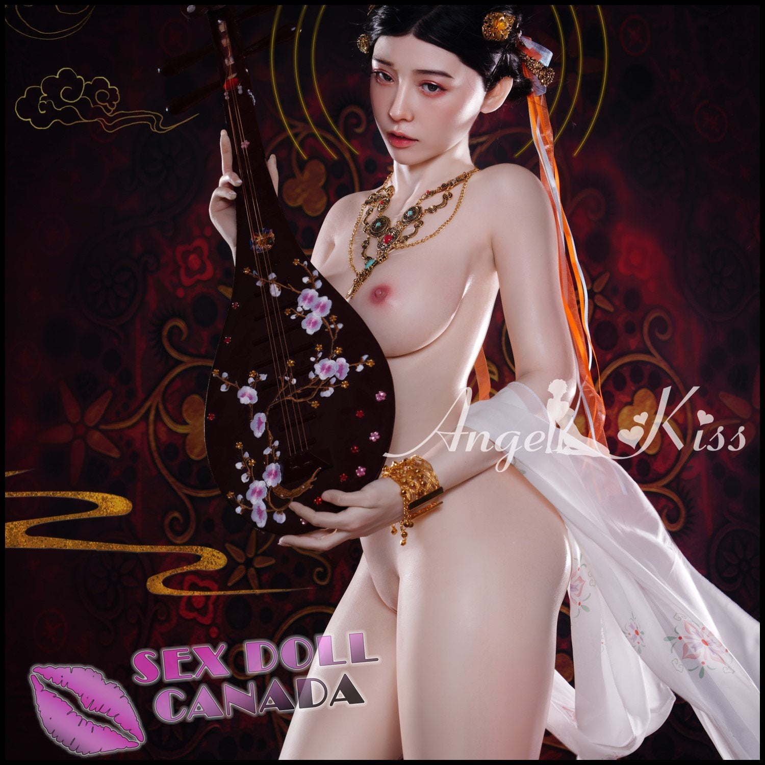 Angel Kiss Realistic Sex Doll Huge Tits Boobs Black Hair Asian Japanese Chinese