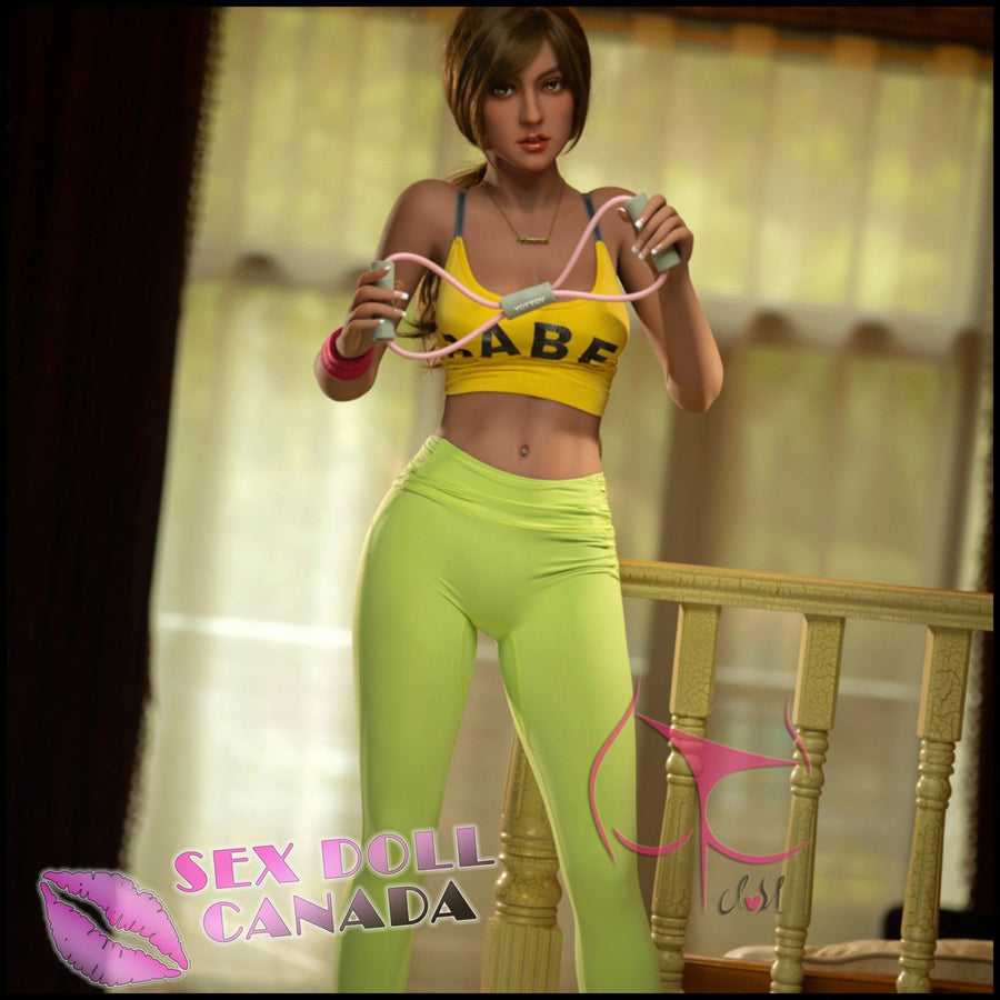 FunWestDoll Realistic Sex Doll Brunette Hair Big Tits Breasts Indian Arab Brown