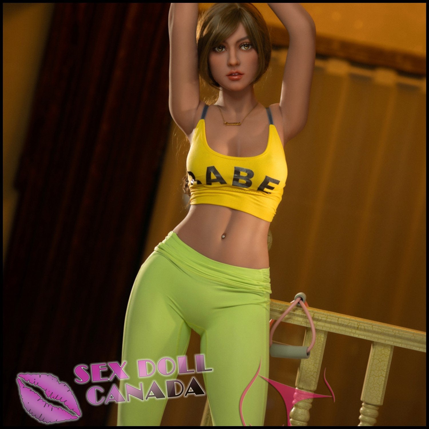 FunWestDoll Realistic Sex Doll Indian Arab Brown Big Tits Breasts Brunette Hair