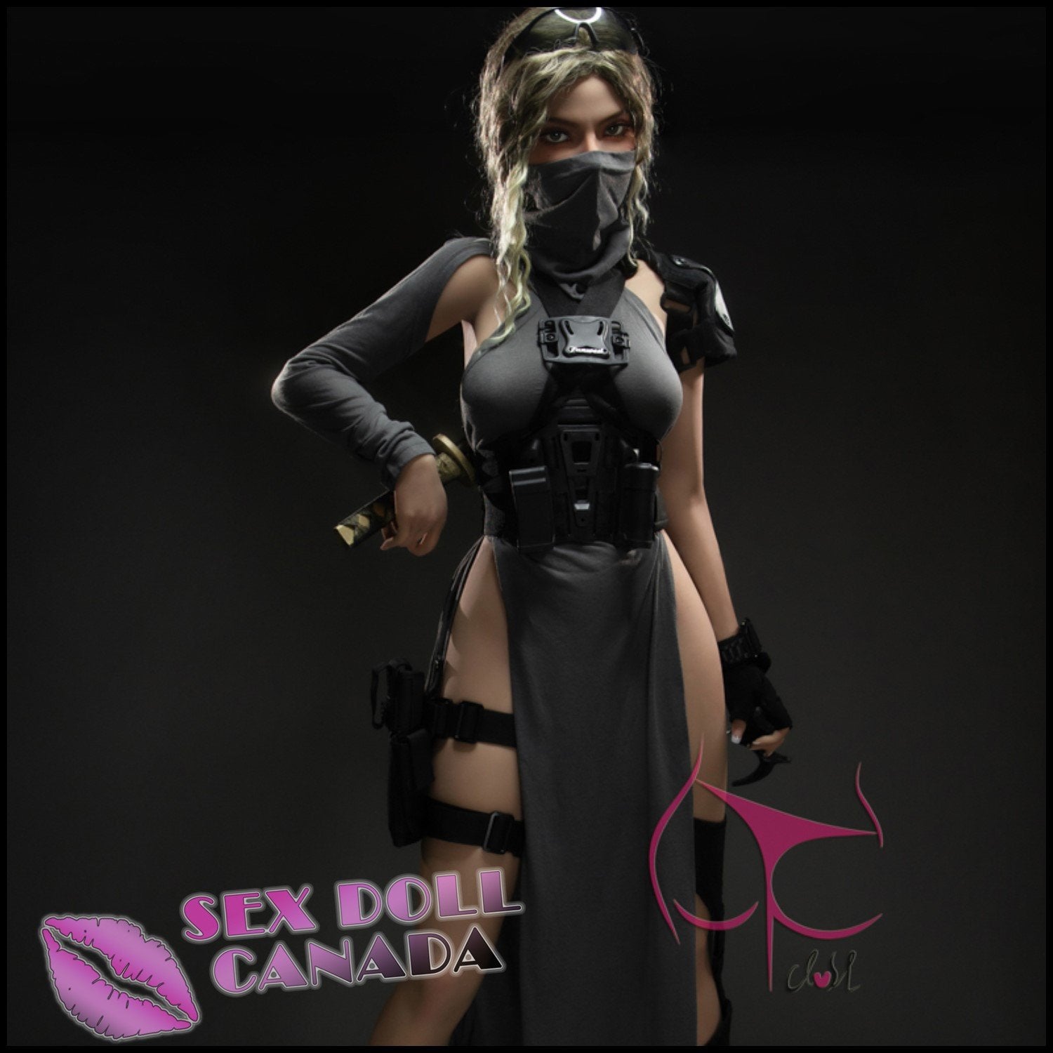 FunWestDoll Realistic Sex Doll Blonde Hair Big Tits Breasts Western American