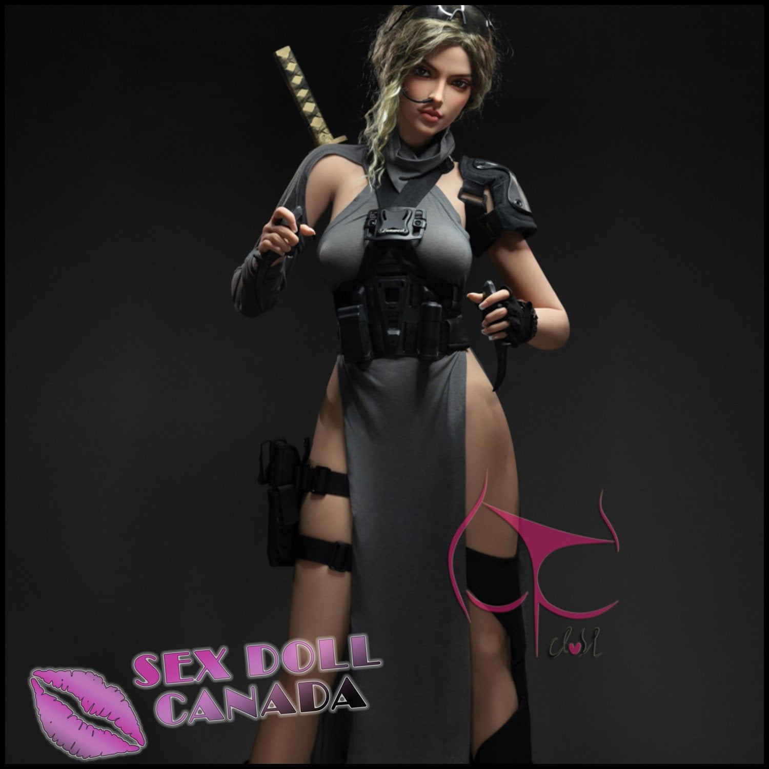 FunWestDoll Realistic Sex Doll Western American Blonde Hair Big Tits Breasts