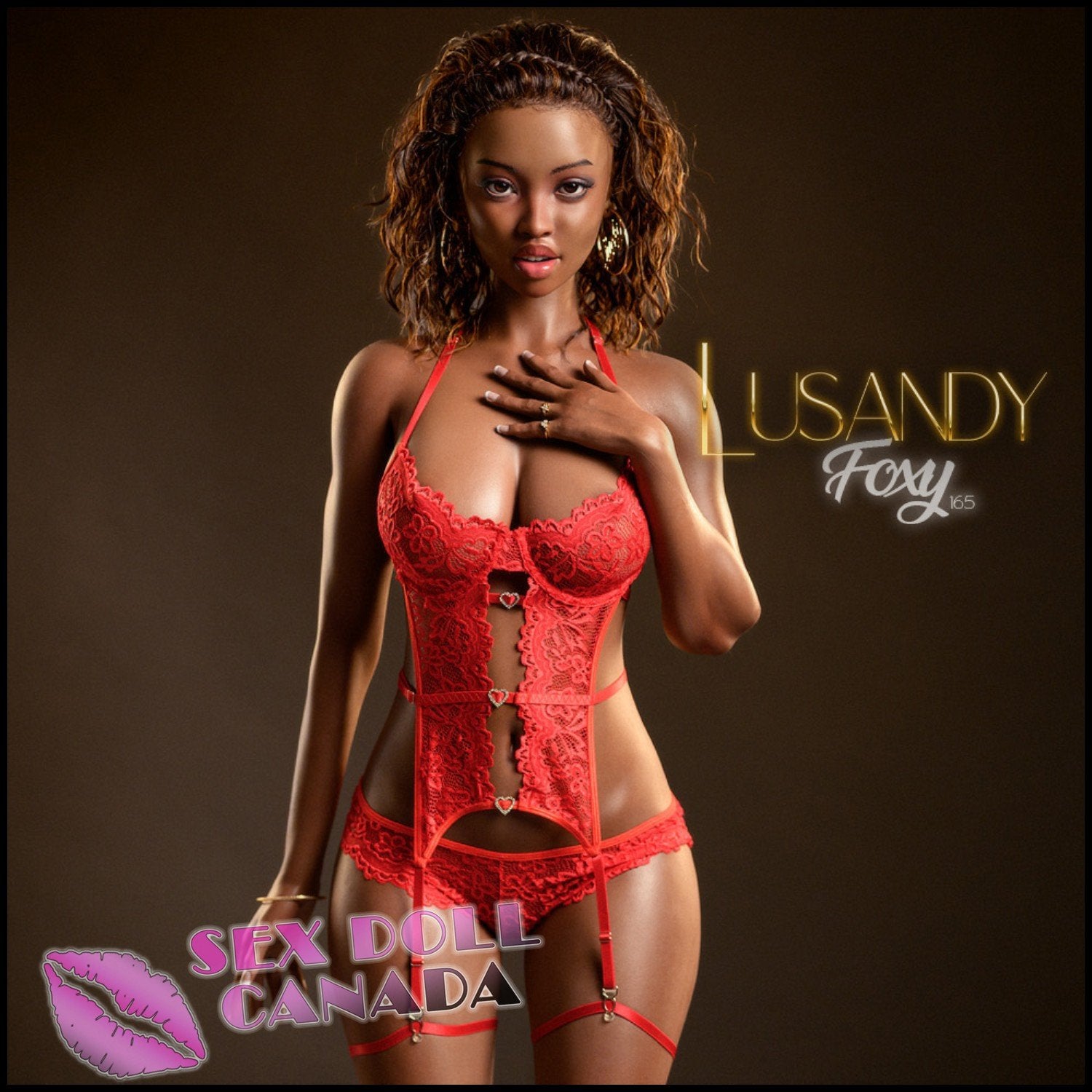 Lusandy Realistic Sex Doll Latina Brazilian Black Hair Western American