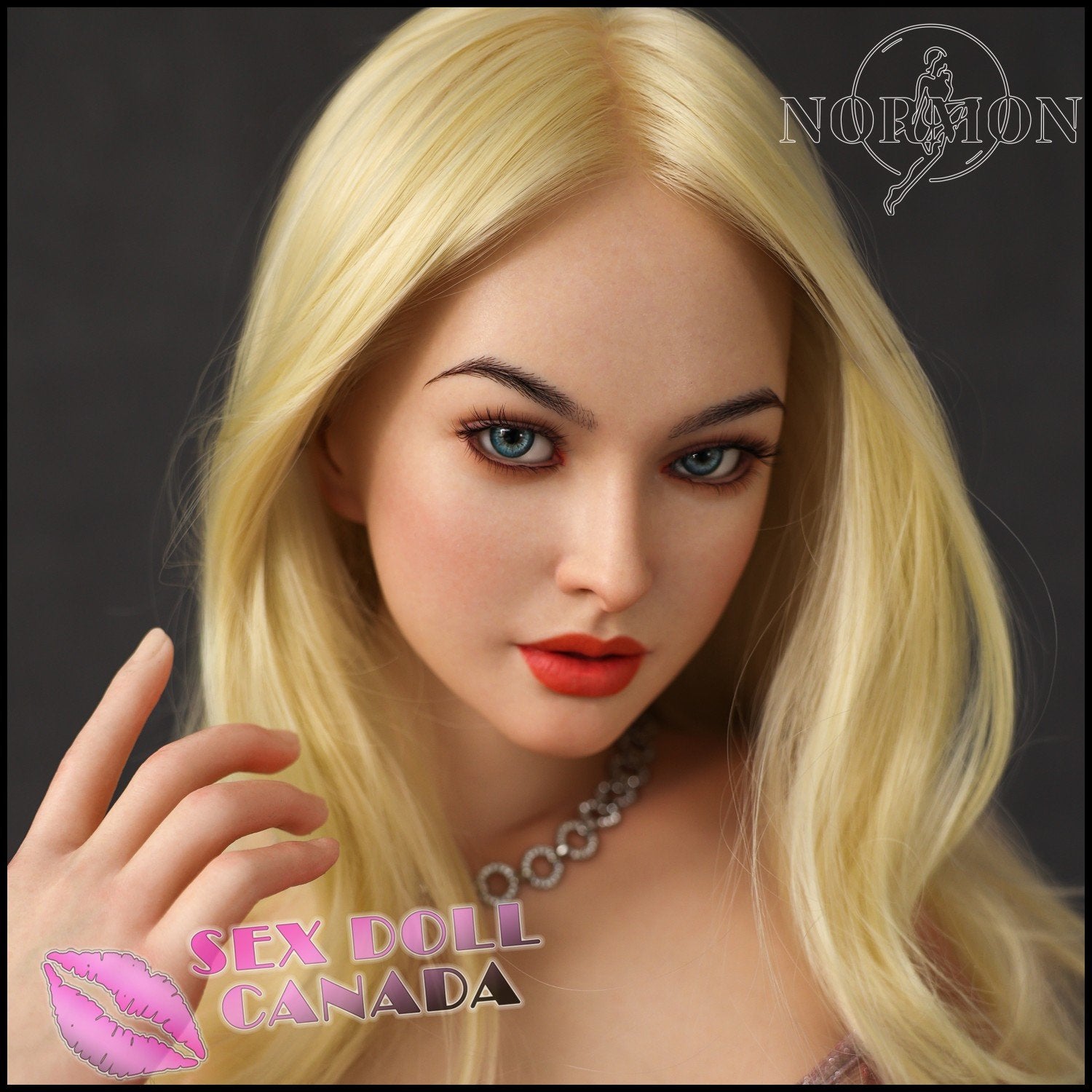 Normon Doll Realistic Sex Doll Blonde Hair Big Tits Breasts Western American