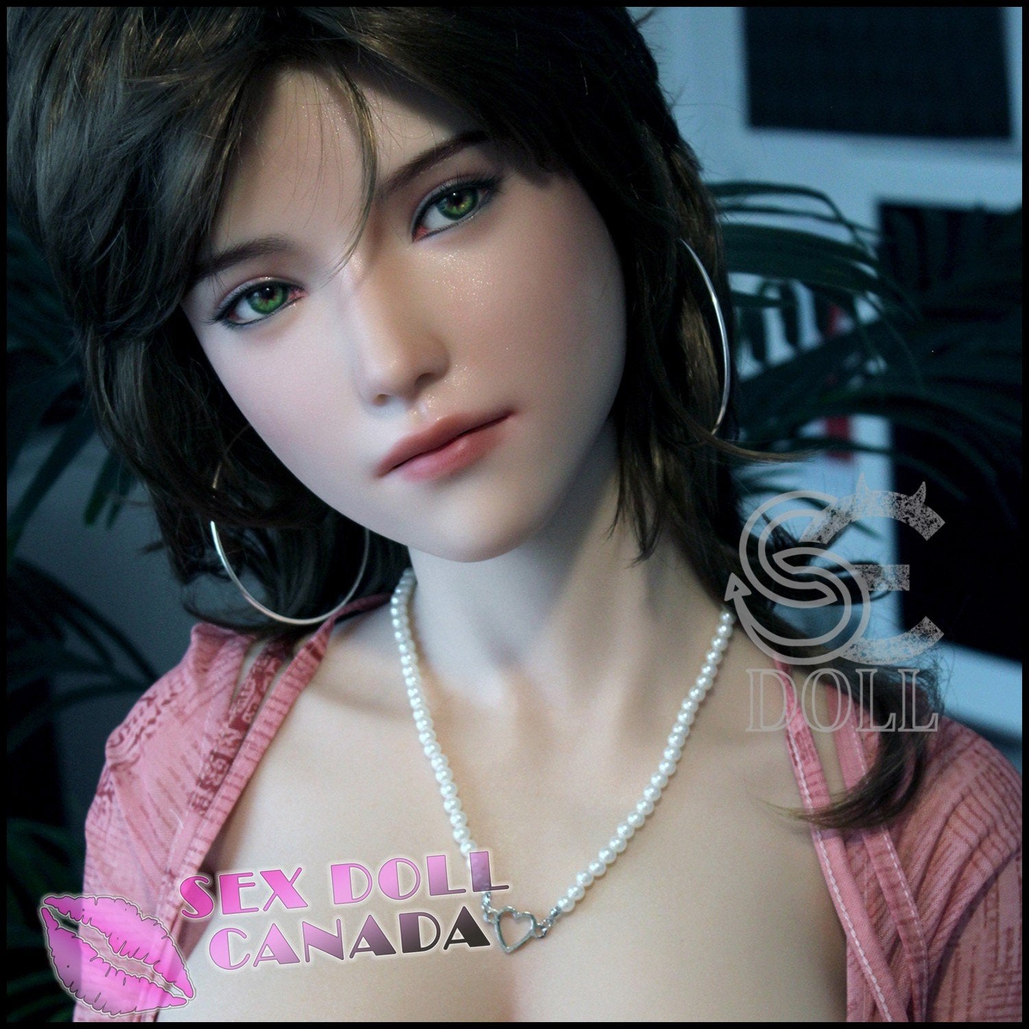 SE DOLL Realistic Sex Doll Brunette Hair Brunette Hair Big Tits Breasts