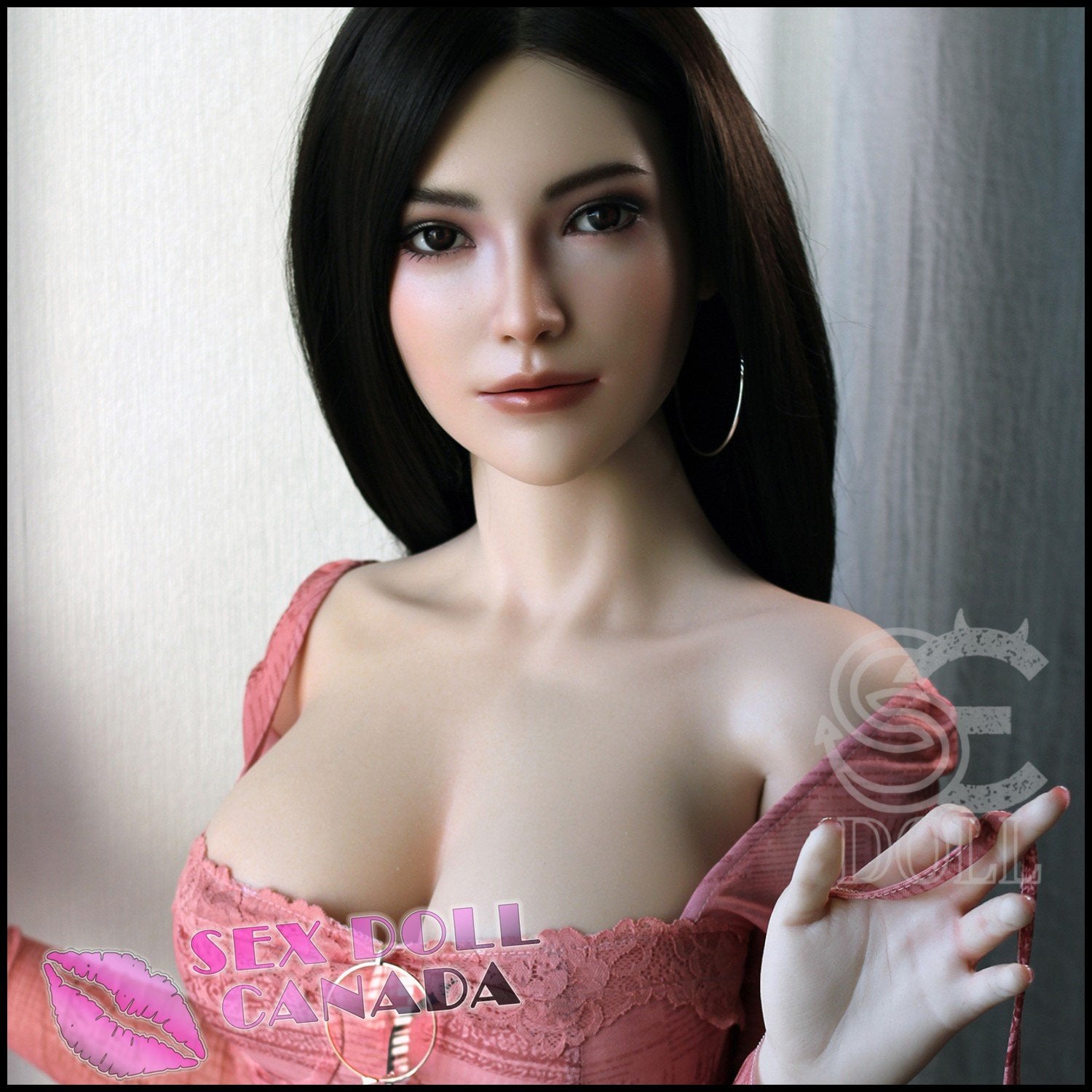 SE DOLL Realistic Sex Doll Black Hair Black Hair Black Hair