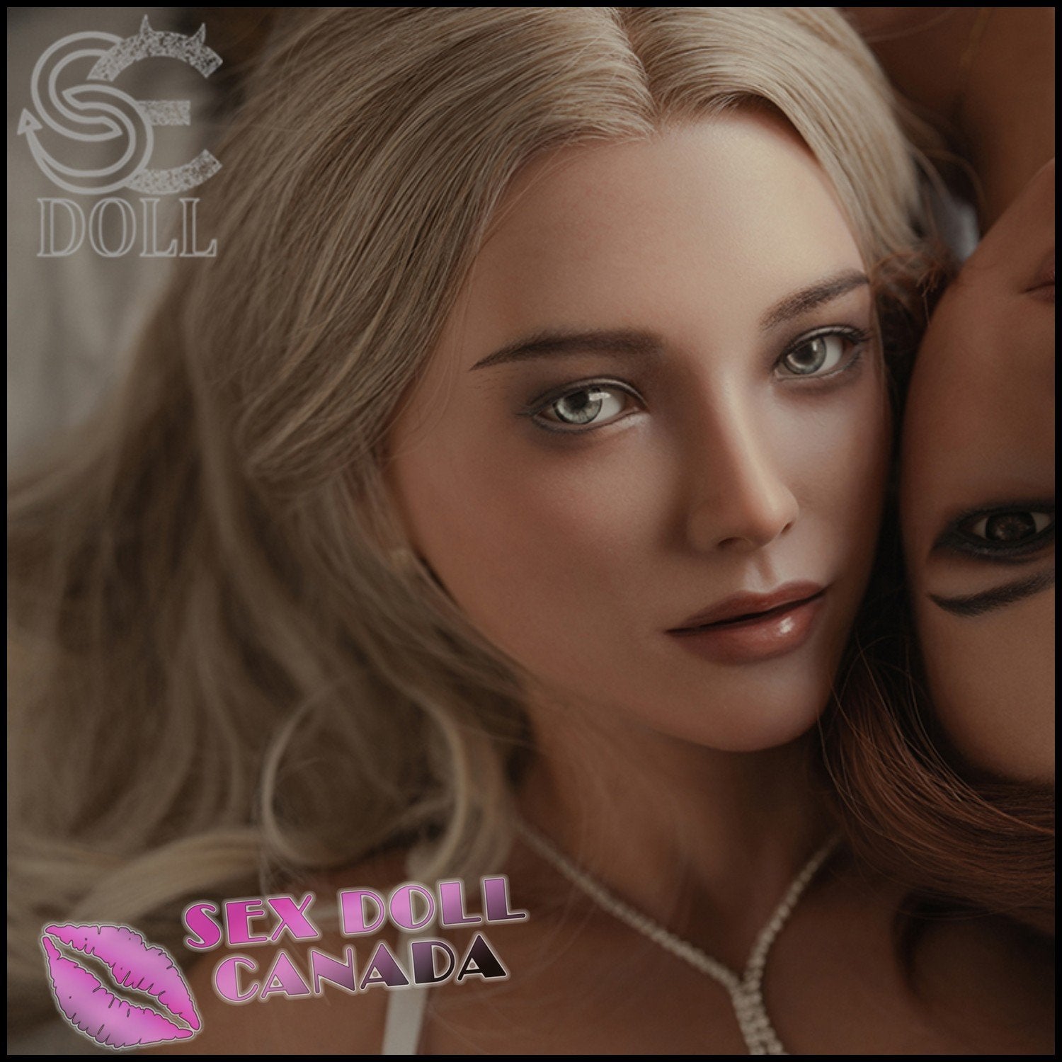 SE DOLL Realistic Sex Doll Skinny Slim Blonde Hair Fit Athletic