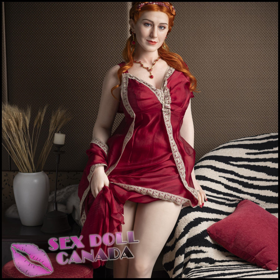 Starpery Realistic Sex Doll Huge Tits Boobs BBW Chubby Fat Red Head